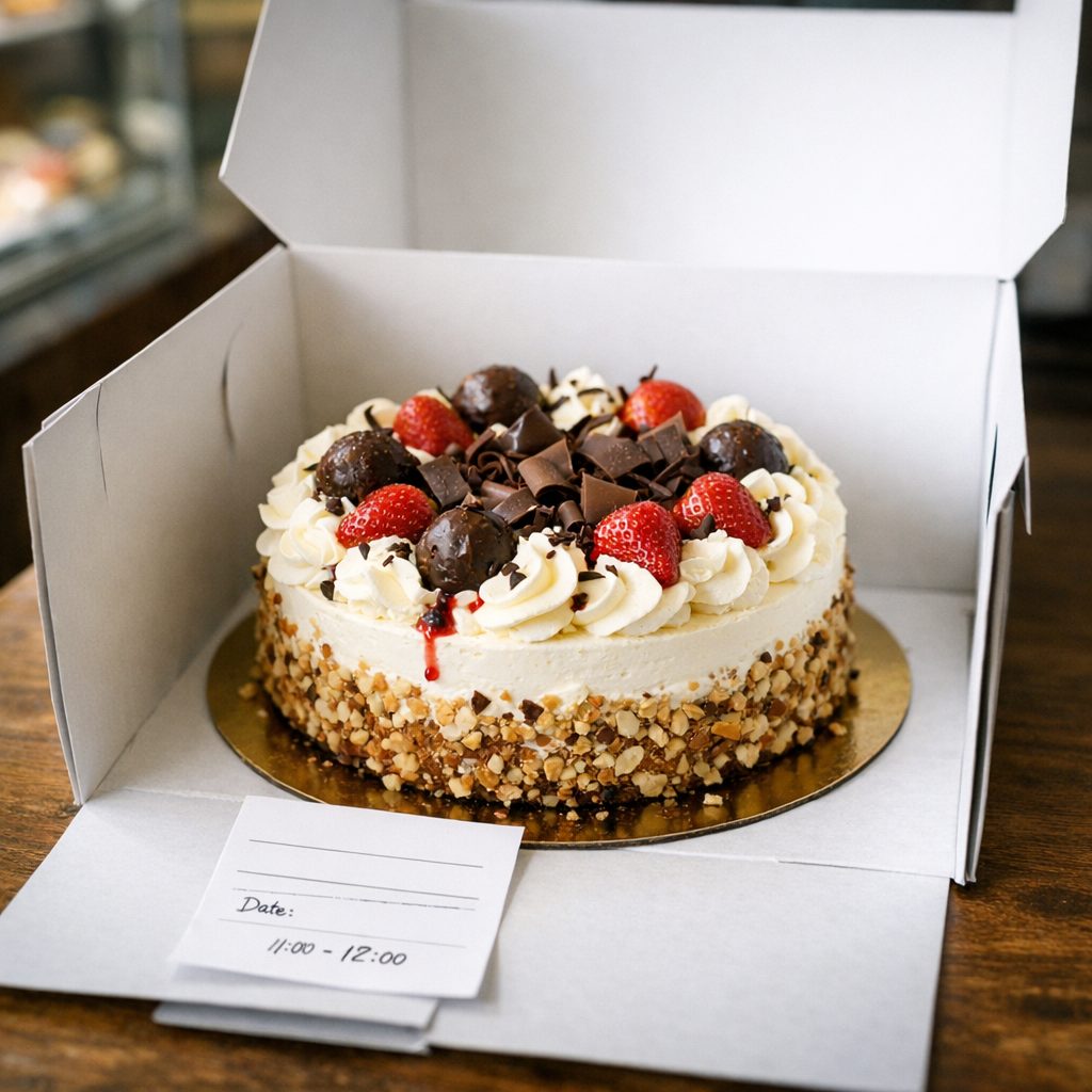 Die Torte bindet Kühlfläche, das Stück braucht Sichtbarkeit – Bild 2