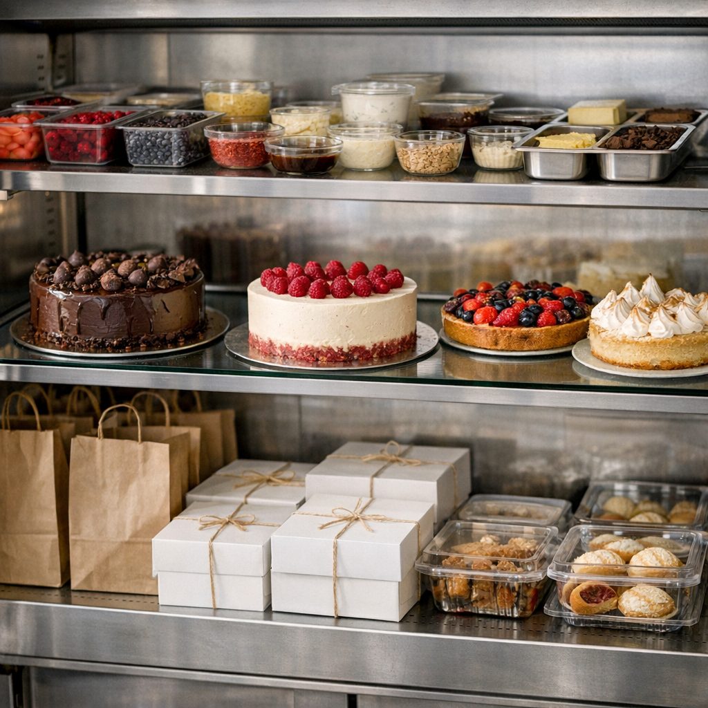 Die Torte bindet Kühlfläche, das Stück braucht Sichtbarkeit – Bild 4