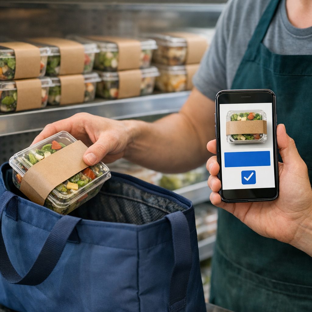 Restposten in Hotelshop und Bäckerei zwischen App, Regal und Kasse – Bild 3