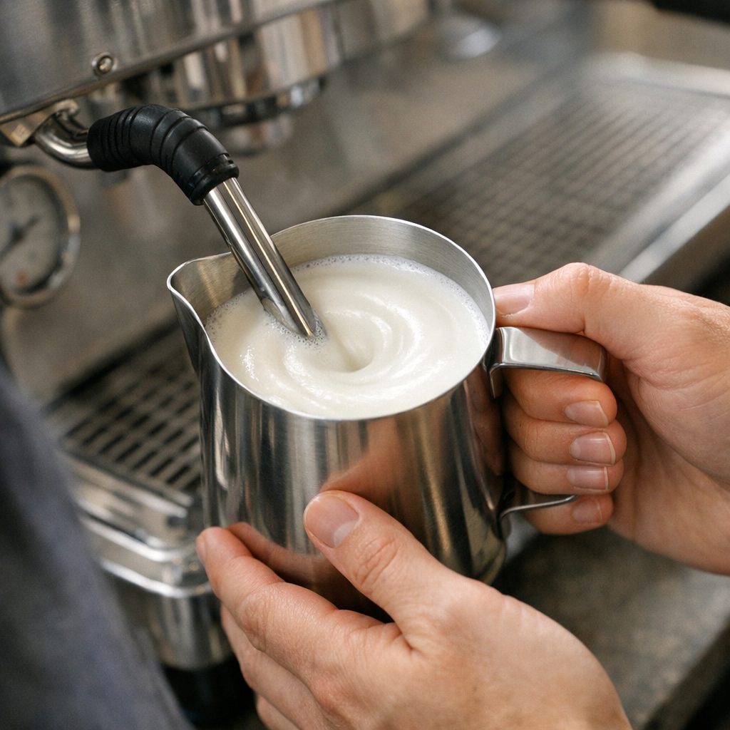 Proteinmilch verändert den Cappuccino am Dampfstab – Bild 2