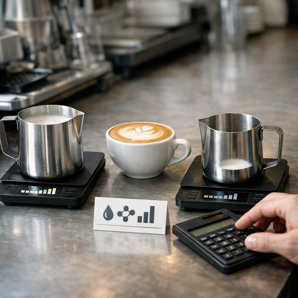 Proteinmilch verändert den Cappuccino am Dampfstab – Bild 4
