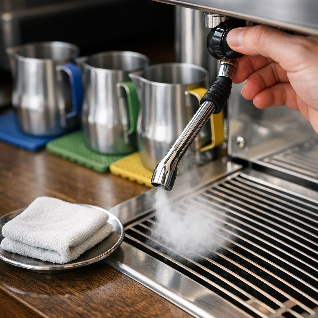 Proteinmilch verändert den Cappuccino am Dampfstab – Bild 5