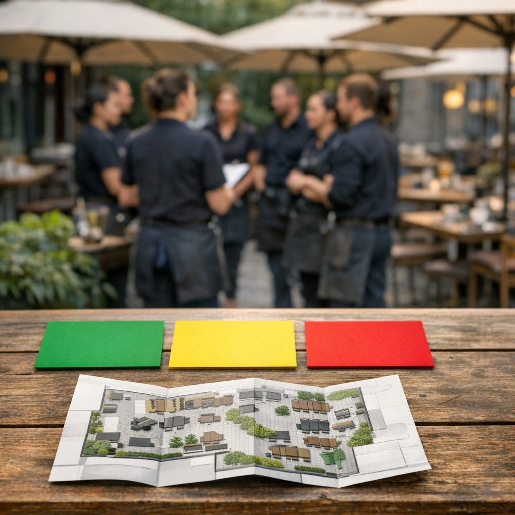 Gelb bis 17 Uhr auf der Terrasse – Bild 3