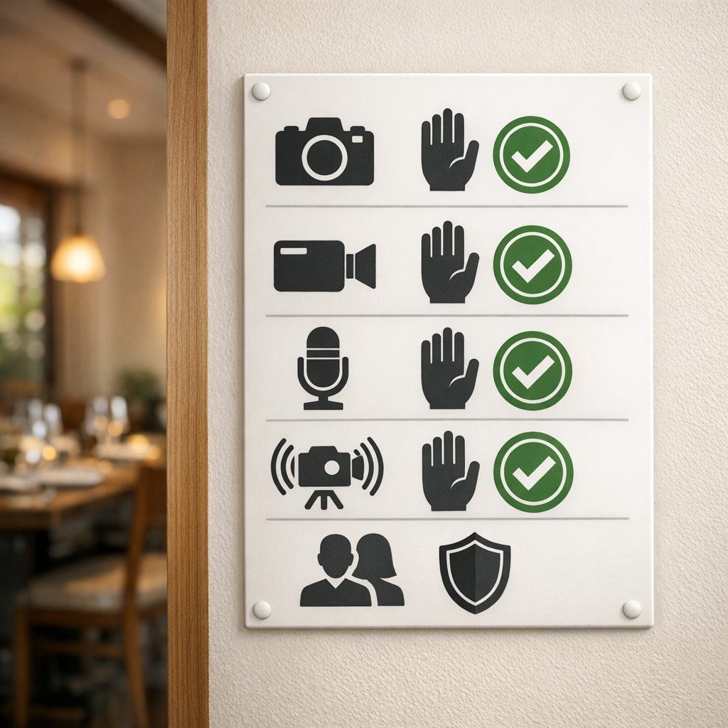Smart Glasses im Restaurant und die Aufnahmeregel am Tisch – Bild 2