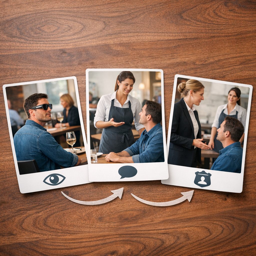 Smart Glasses im Restaurant und die Aufnahmeregel am Tisch – Bild 3