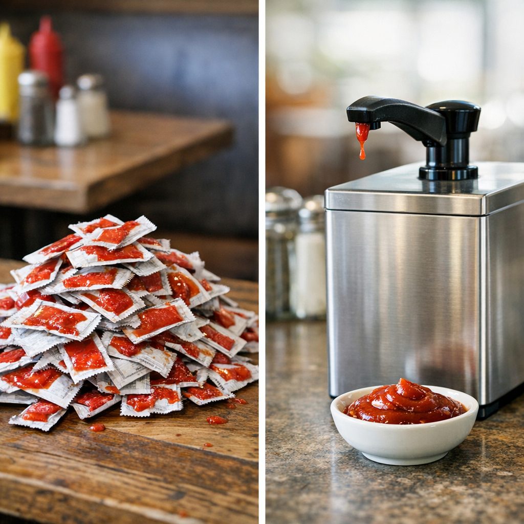 Schluss mit Mini-Shampoos und Ketchup-Tütchen: Das kommt mit der PPWR 2025/40 auf Gastro & Hotels zu – Bild 3