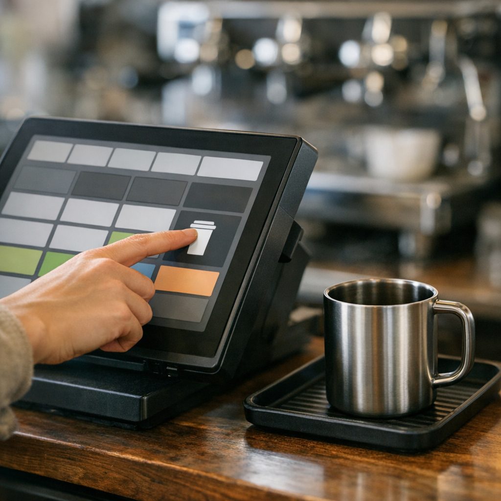 Mehrwegbecher in der Kaffeebar von der Annahme bis zur Ausgabe – Bild 4
