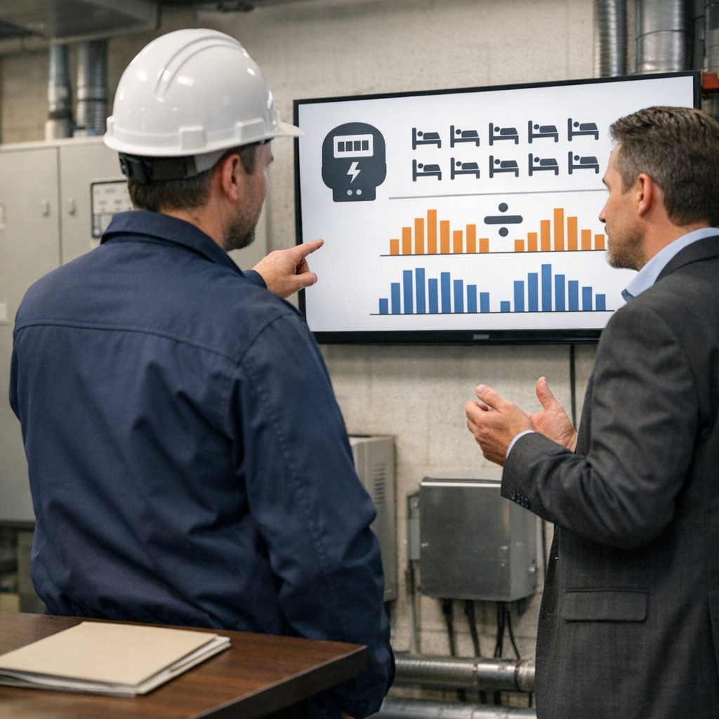 48.000 Kilowattstunden ergeben erst mit Zimmernächten eine Kennzahl – Bild 5